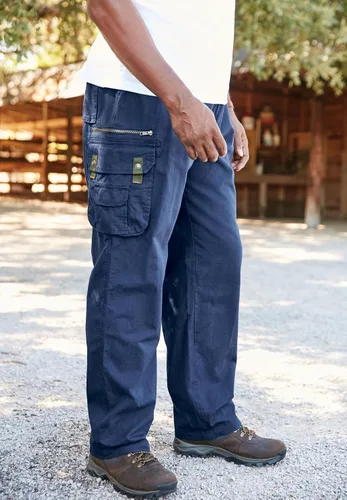 Vista 5 de Boulder Creek by Kingsize - Pantalones cargo Ripstop para hombre