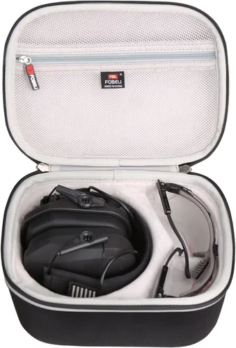 Vista 10 de FBLFOBELI Hard Case for Walker's Razor Slim/Howard Leight Shooting Ear Protection Electronic Shooting Muffs Earmuff
