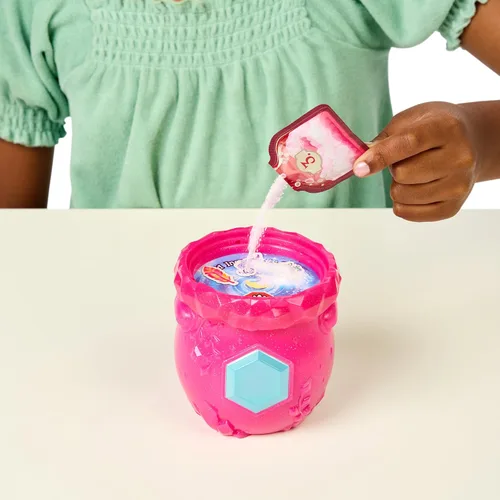 Vista 4 de Magic Mixies Mixlings Paquete de 2 Calderos con Magical Fizz y Reveal Unboxing. Duplica la Magia y Revela 2 Mixlings de la Serie Crystal Woods. ¡40