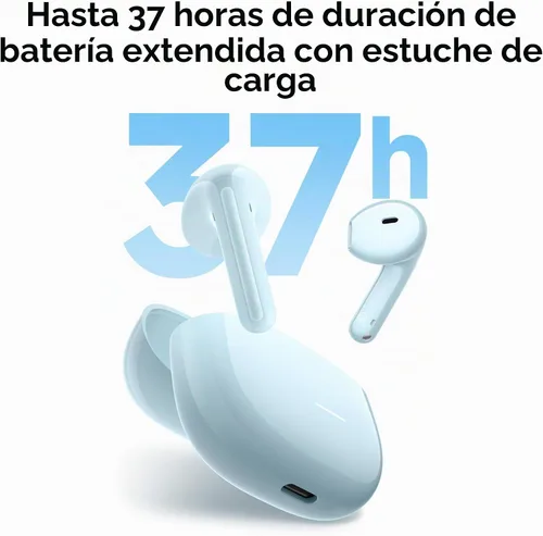Vista 6 de Redmi Buds 8 Active - Auriculares inalámbricos con diseño semi-intraural, controladores de diafragma de titanio de 0.559 in, Bluetooth 5.4, batería