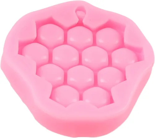 Vista 3 de Molde de silicona para colmena de panal, molde de silicona para decoración de pasteles de chocolate, decoración de cupcakes, caramelo de azúcar