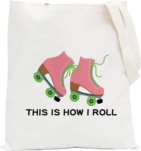 Vista 9 de POFULL Bolsa de maquillaje para amantes del patinaje sobre ruedas, así es como me rollo bolsa de cosméticos