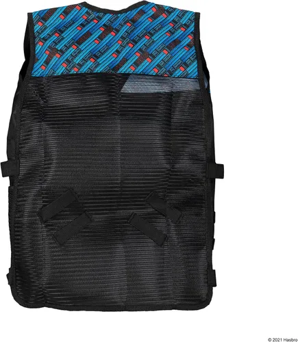 Vista 4 de Nerf Elite Deluxe Tactical Gear Pack – Chaleco táctico con funda de cadera, mochila de cincha y 5 objetivos – Explosión en batalla