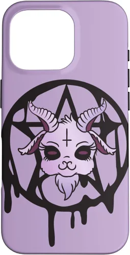 Vista 20 de Anime Aesthetic Baphomet Pentagram Pastel Goth Case for iPhone 17