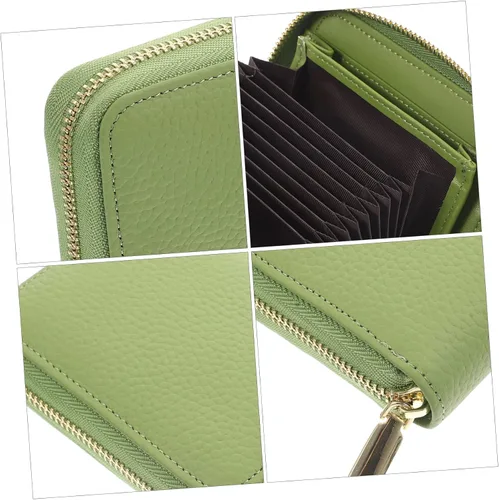 Vista 3 de Tofficu 2pcs Wallet Business Carteras Para Hombres De Cuero Original Billeteras De Hombres Cuero Original Bag Pouch Fashion Purse Small Cards