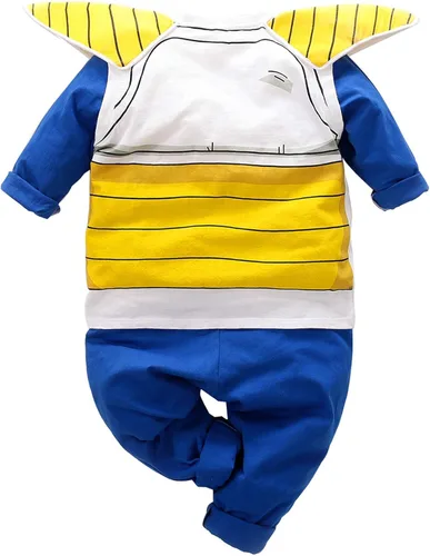 Vista 2 de Conjunto de ropa para niños pequeños y bebés para Halloween cosplay divertido sudadera y pantalones