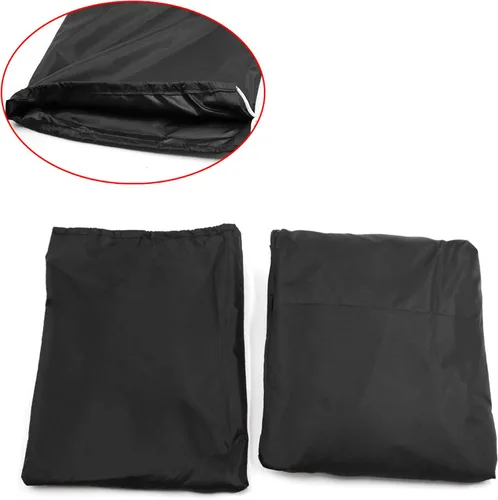 Vista 2 de uxcell L 190T Protector de polvo de lluvia Scooter negro cubierta de motocicleta 86" para Honda