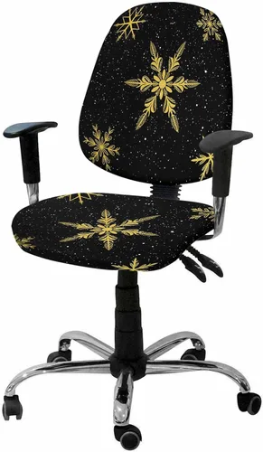 Vista 7 de Fundas para silla de oficina para mujeres africanas, elásticas, 2 piezas, suave, decorativo, protector para silla de escritorio, protector universal