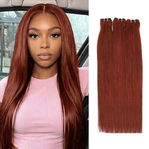 Vista 11 de Paquetes de Cabello Humano 13A Doble Extraído FB/27 Ondas del Cuerpo Color Rubio con Mechas, Rubio Miel con Negro Paquete Individual Cabello Humano