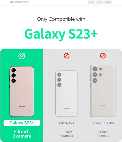 Vista 177 de GOOSPERY Parachoques magnético para puerta compatible con Galaxy S9 Plus, tarjetero tipo billetera con cierre automático por iman, funda protectora