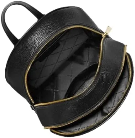 Vista 6 de Michael Kors 35T1G4AB2L Mochila mediana de piel guijarrada Adina Negro