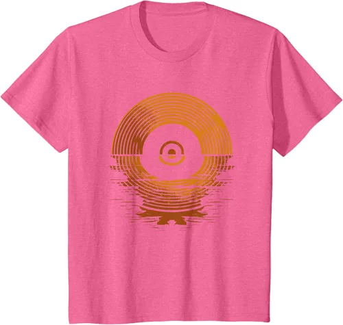 Vista 51 de Vinyl LP Records - Camiseta de vinilo Sunset Negro