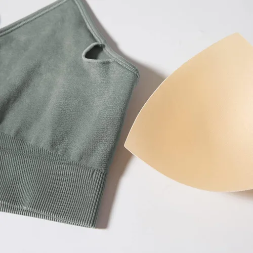 Vista 3 de ABOCIW Tirantes delgados acolchados de bajo impacto para mujer, espalda en Y, brasier deportivo para entrenamiento, fitness, yoga, correr