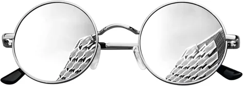 Vista 57 de KANASTAL Gafas de sol redondas polarizadas para mujeres y hombres, estilo hippie con protección UV400