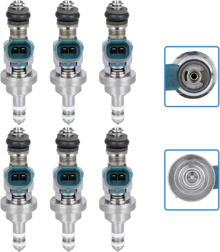 Vista 2 de SCITOO 6 inyectores de combustible de 1 orificio para Lexus GS300 para 2006, para Lexus IS250 para 2006 2007 2008 2009 2010 2011 2012 2013 2014