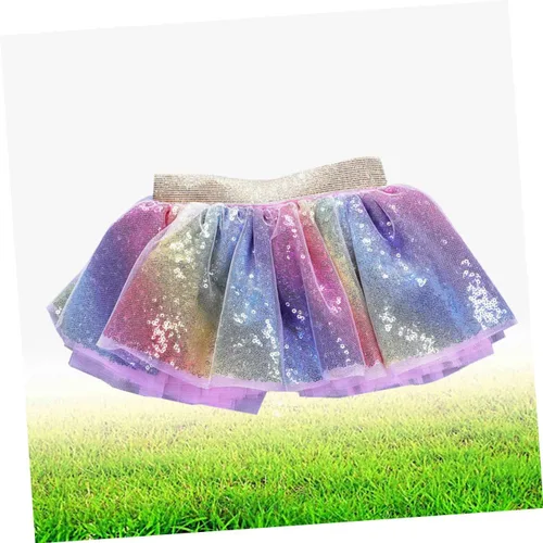Vista 3 de PACKOVE 2pcs Angel Costume for Kids Kid Angel Costume Fashion Baby Dress Dance Tutu Dress Girls Tutu Glitter