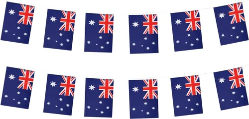 Vista 50 de Pequeña bandera estadounidense, mini bandera de Estados Unidos, decoración de banderines para desfiles, fiestas, aulas, jardines y festivales