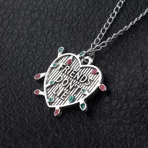 Vista 4 de KEGUMINGX Strange Necklace Things Necklace Charms Necklace Jewelry Halloween Cosplay Merchandise for Teen Girls Boys Christmas Birthday Gift