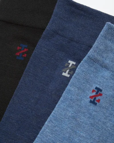 Vista 5 de IZOD Calcetines de vestir para hombre Paquete de 7 calcetines ligeros elásticos que se mantienen en pie hasta media pantorrilla Calcetines
