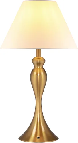 Vista 11 de O'Bright Ember - Lámpara de mesa inalámbrica, recargable, regulable al tacto, funciona con pilas, bombilla LED E26, carga rápida tipo C, lámpara