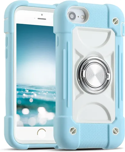 Vista 51 de MARKILL Compatible con iPhone Se3/iPhone Se2, Funda para iPhone 6/6S, Funda para iPhone 7/iPhone 8 de 4.7 Pulgadas con Soporte Anular, Funda