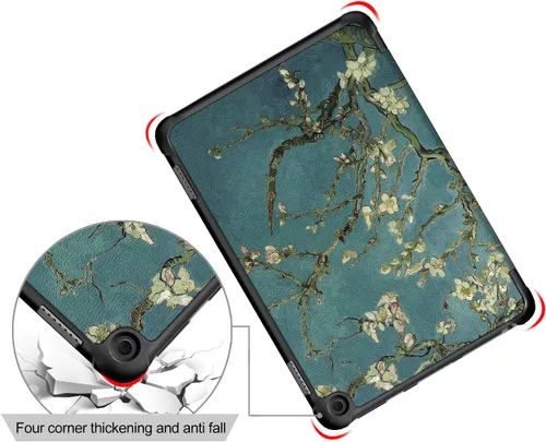 Vista 9 de Funda tipo folio para Amazon Kindle Fire HD 8 y Fire HD 8 Plus (se adapta tanto a 12ª/10ª generación, 2022/2020) con soporte inteligente de piel