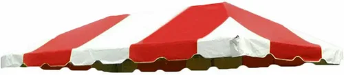 Vista 11 de Party Tents Direct - Toldo de vinilo de PVC de repuesto de 20 x 20 pies Blanco
