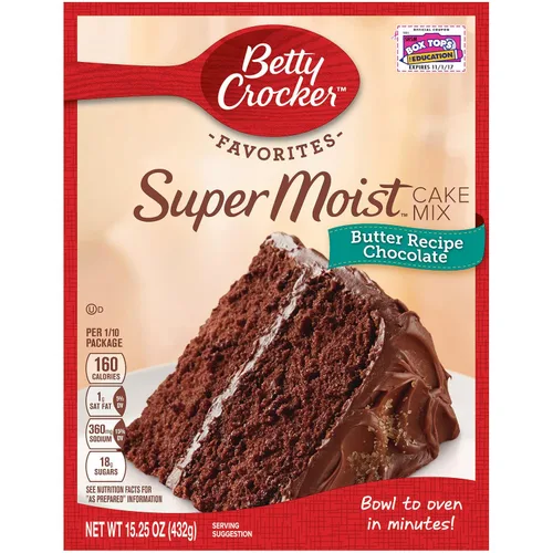 Vista 17 de Betty Crocker Delights Mezcla de pastel de vainilla francesa súper húmeda, 13.25 onzas