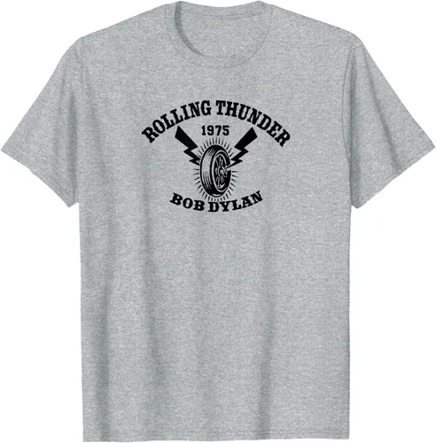 Vista 5 de Bob Dylan - Camiseta Rolling Thunder S Gris Oscuro