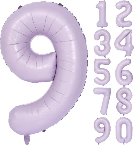 Vista 14 de Globos de 40 pulgadas con números de caramelo, papel de aluminio de helio, globos de látex de Mylar para fiesta de cumpleaños, decoración digital 0