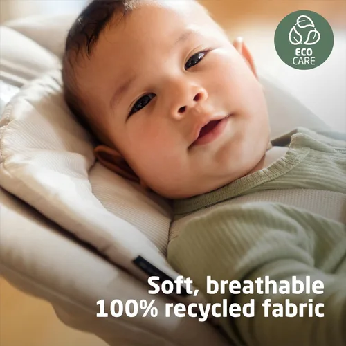 Vista 2 de Maxi-Cosi Minla - Silla alta 6 en 1 para bebés y niños pequeños, silla alta plegable portátil, tela EcoCare, 9 alturas, 5 reclinables, 4 posiciones
