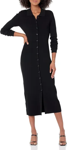 Vista 3 de The Drop Jaxon Rib - Vestido suéter con botones para mujer