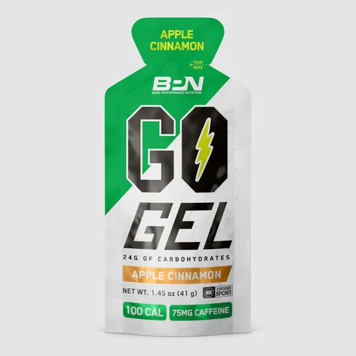 Vista 4 de BARE PERFORMANCE NUTRITION, BPN Go Gel Endurance, 0.94 onzas de carbohidratos y 100 calorías por paquete, vegano + gel para correr sin gluten, 10