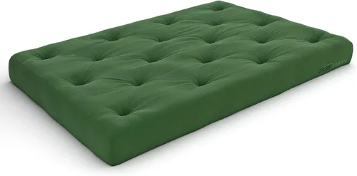 Vista 11 de Nirvana Futons Colchón de futón individual extra grueso de 10 pulgadas, sarga negra, fabricado en Estados Unidos
