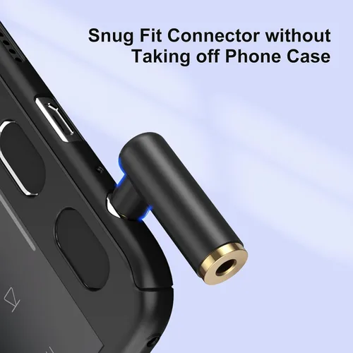 Vista 3 de CableCreation Adaptador de audio angular de 0.138 in, conector de auriculares estéreo TRRS de 1/8 macho a hembra compatible con auriculares
