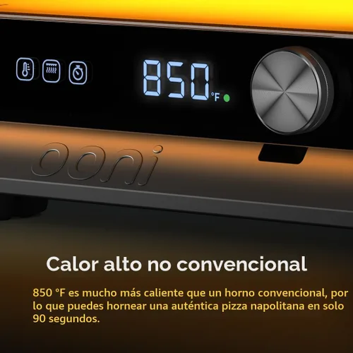 Vista 6 de Ooni Volt 2 - Horno eléctrico de pizza para interiores, horno tostador eléctrico versátil para encimera, cocina pizzas de 12 pulgadas y más