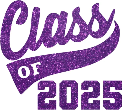 Vista 14 de Adhesivo de graduación para planchar en la clase de 2025, calcomanía para camiseta de secundaria universitaria, parche de graduación HTV