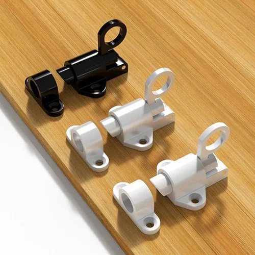 Vista 7 de Pestillo de cierre automático, cerradura de puerta de resorte, pestillo de puerta, cerradura automática de seguridad para puerta de ventana, cierre