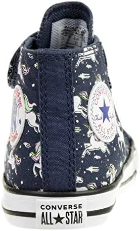 Vista 5 de Converse Chuck Taylor All Star Unicorn Print Velcro High Top Sneaker para niños