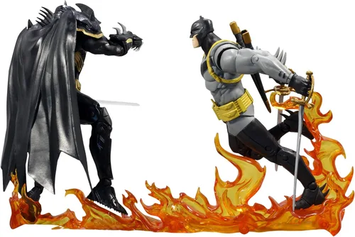 Vista 7 de DC Multiverse Batman vs Azrael (Batman Armor) - Figura de acción de 7 pulgadas con accesorios