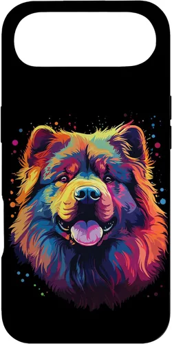 Vista 26 de Watercolour Colourful Dog Chow Chow Case for iPhone 16