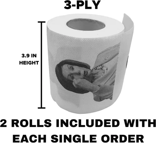 Vista 6 de Nancy Pelosi - Rollo de papel higiénico novedoso, paquete de 2 unidades Pelosi divertido regalo político para demócratas y republicanos Paquete