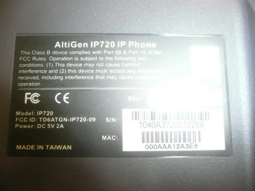 Vista 2 de IP720 VOIP Phone 15 teclas programables de usuario retroiluminadas - negro (renovado)