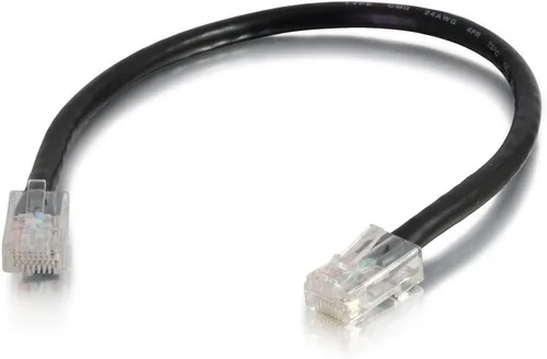Vista 111 de C2G, cables Cat 6, parche de cables sin arranque, Negro