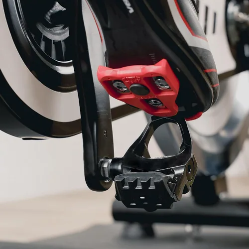 Vista 6 de Venzo Zapatos de ciclismo de carretera para hombre, 3 correas, compatibles con Look Delta y Shimano SPD-SL, perfectos para bicicletas de carreras