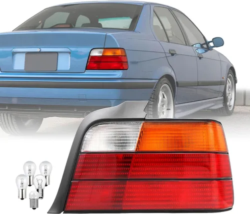 Vista 15 de DEPO E36 4D Luces de Rincón - Juego de Luces de Señal de Giro de Rincón Euro Compatible con BMW E36 1992-1998 de 4 Puertas Sedán incluyendo M3