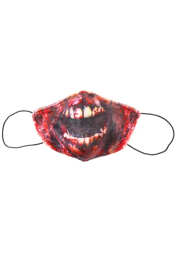 Vista 3 de Máscara Sublimada para Niño con Diseño de Zombie Multicolor