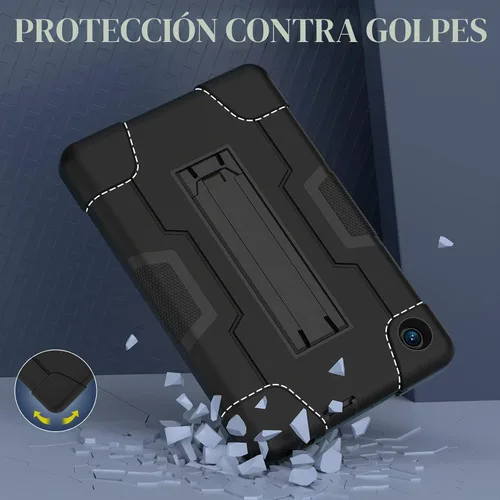 Vista 6 de Bingcok Funda TCL TAB 8 LE para niños, funda híbrida resistente de cuerpo completo a prueba de golpes para TCL Tab 8 LE (modelo: 9137W) 2023/TCL Tab