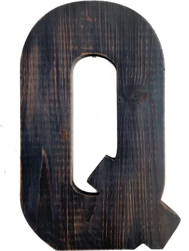 Vista 9 de Arte de pared con letras grandes para sala de estar, baño, dormitorio y decoración del hogar, letras rústicas de casa de campo para apellidos