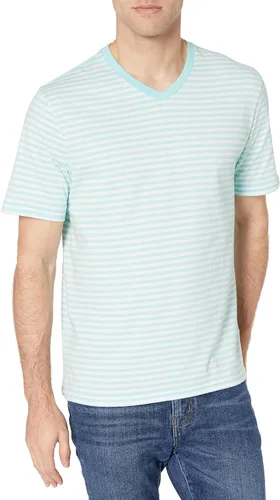 Vista 2 de Tienda Essentials Mens Regular-Fit Short-Sleeve V-Neck T-Shirt Pack of 2